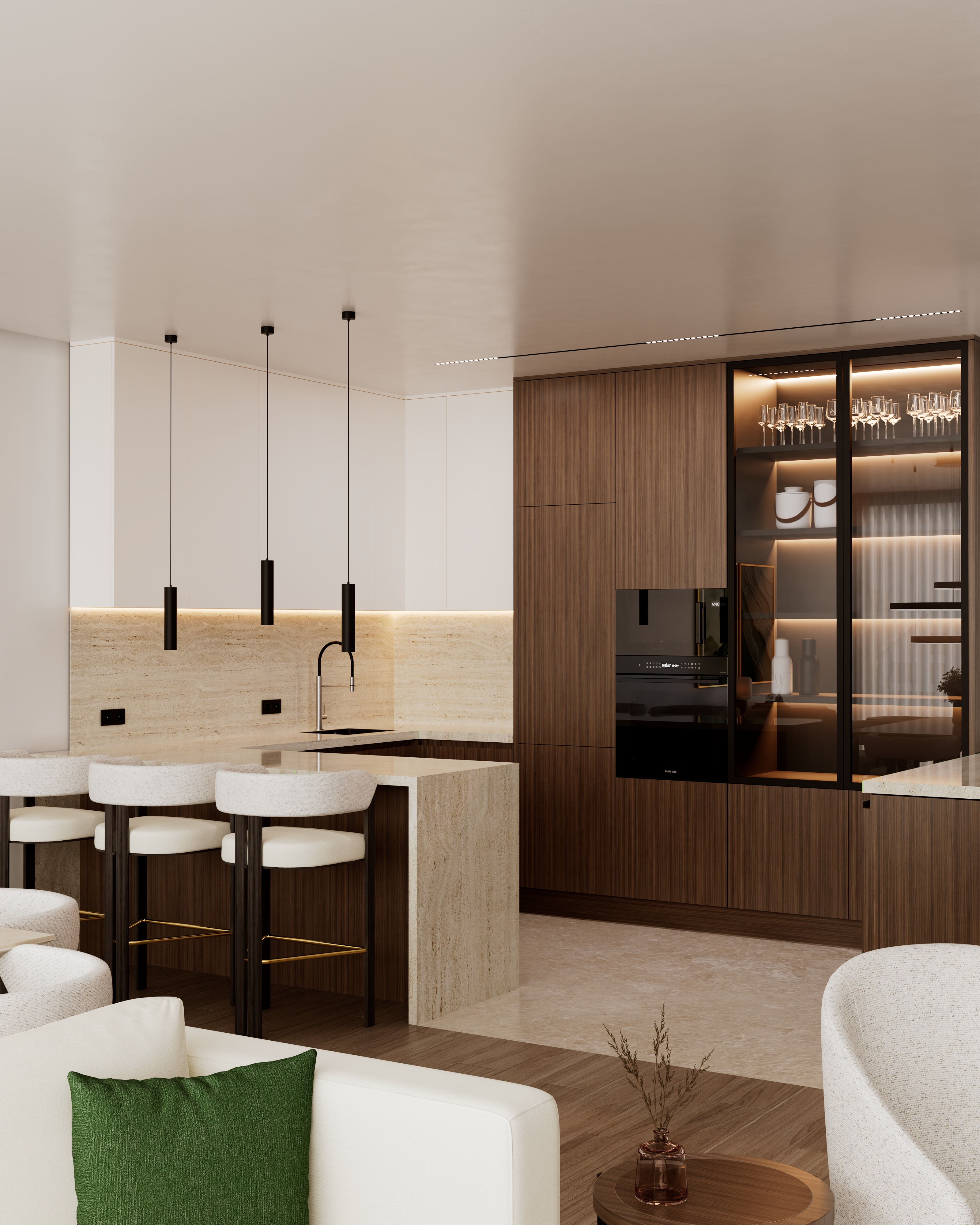 Open-plan space in Maia